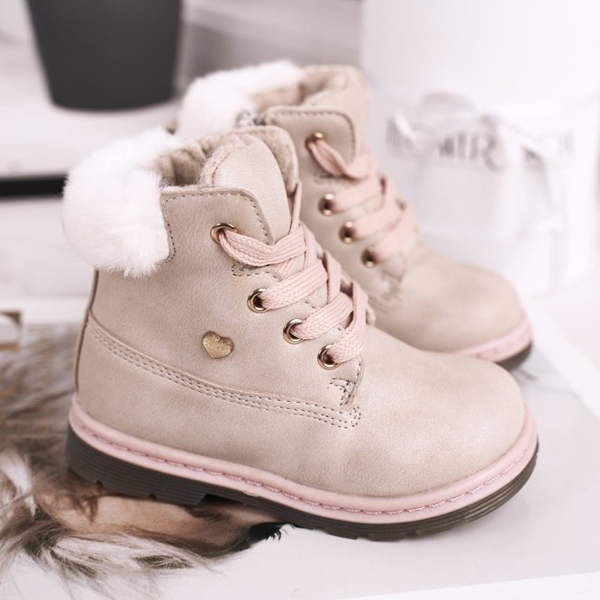 EVE Botas Niños Warm Trappers Beige Maestro 2