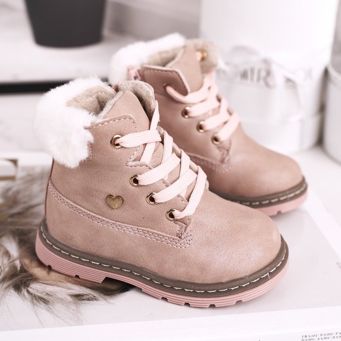 EVE Botas Niños Warm Trappers Rosa Maestro rosado 1