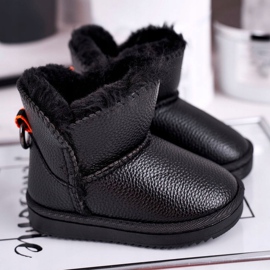 Apawwa Botas de nieve cálidas para niños Black June negro 1