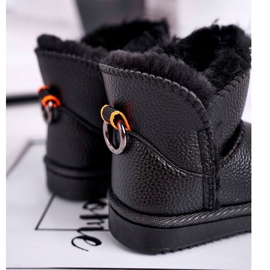 Apawwa Botas de nieve cálidas para niños Black June negro 3