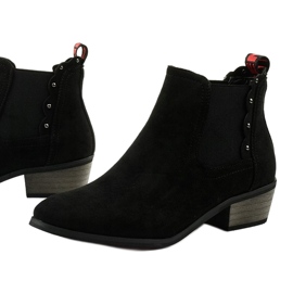 Botines planos negros de Nilanda 1