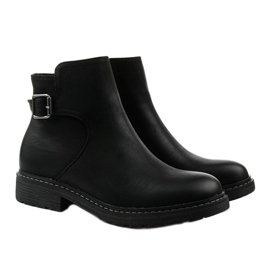 Botas Woodbreath planas negras con aislamiento negro 2