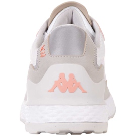 Zapatos de mujer Kappa Laverton blanco y rosa 242930 1021 rosado gris 4