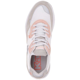 Zapatos de mujer Kappa Laverton blanco y rosa 242930 1021 gris 1