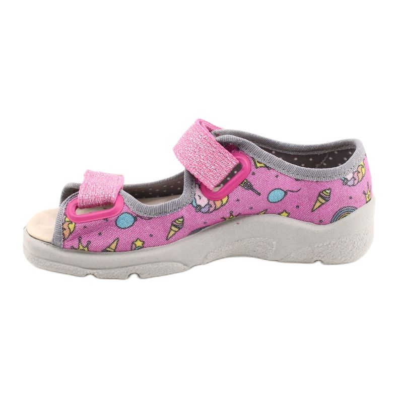 Calzado infantil befado 869X136 rosa multicolor 2