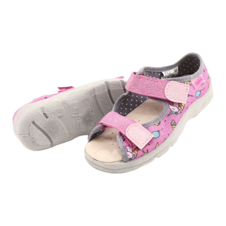 Calzado infantil befado 869X136 rosado multicolor 4