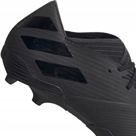 Botas de fútbol adidas Nemeziz 19.2 Fg negras F34386 negro 4