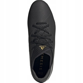 Botas de fútbol adidas Nemeziz 19.2 Fg negras F34386 negro 2