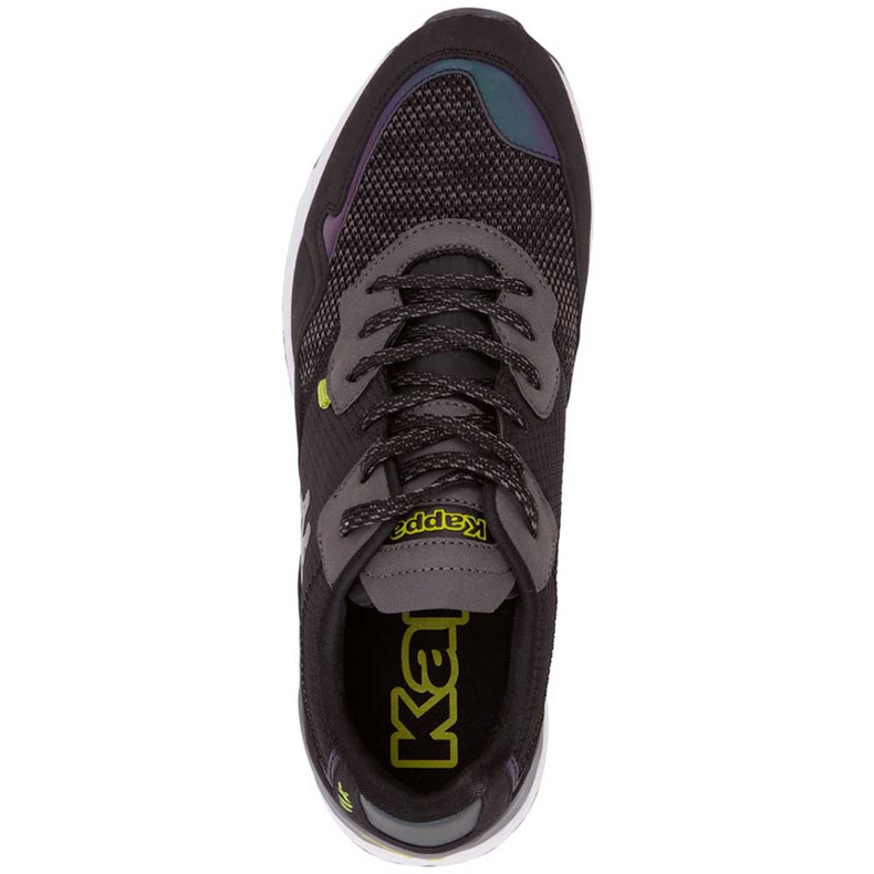 Zapatos de hombre Kappa Laverton negro y gris 242930 1133 1