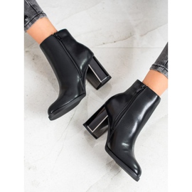 Goodin Botas de tacón alto con estilo negro 1