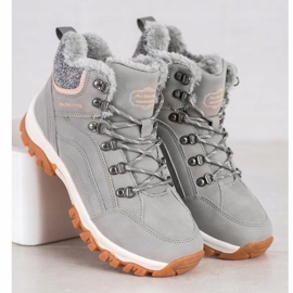 Ax Boxing Zapatos de trekking cómodos gris 3