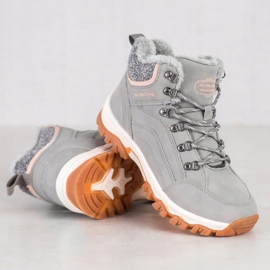 Ax Boxing Zapatos de trekking cómodos gris 4