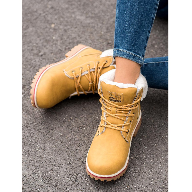 Arrigo Bello Calzado de trekking cálido amarillo 2