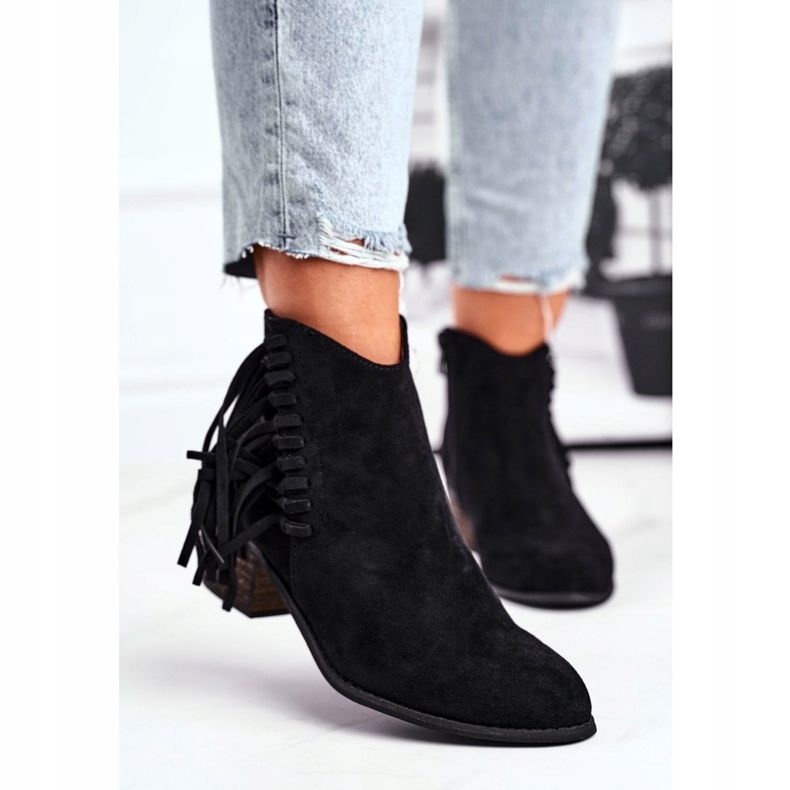 De Mujer Botas En Tacón Con Flecos Negro Botas Vaqueras Mirage 2 De Mujer Botas En Tacón Con Flecos Negro Botas Vaqueras Mirage 2