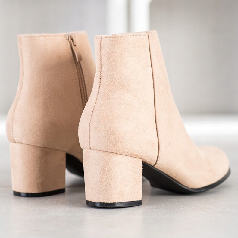Lovery Botas de Ante Beige 1