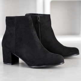 Lovery Botas negras de ante negro 1