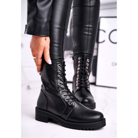 FRSS Botas cálidas negras para mujer Support Me negro 4