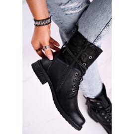 Botas de Trabajo para Mujer Negras negro 2