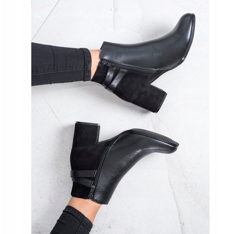 J. Star Botas negras en tacones altos negro 2