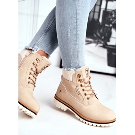 EVE Botas de madera para mujer con aislamiento, beige Tiempo 2 EVE Botas de madera para mujer con aislamiento, beige Tiempo 2
