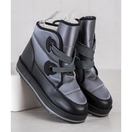 SHELOVET Botas de nieve de moda gris 3
