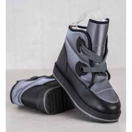 SHELOVET Botas de nieve de moda gris 4