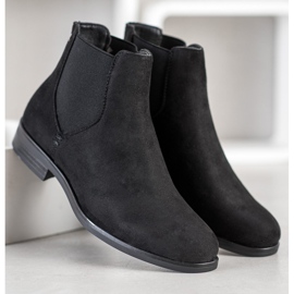 Clowse Botines Chelsea casuales negro 1