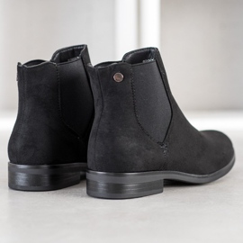 Clowse Botines Chelsea casuales negro 4