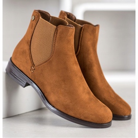 Clowse Botines Chelsea casuales marrón 3