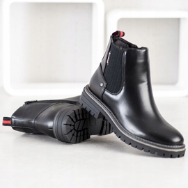 J. Star Botines con cremallera negro 4