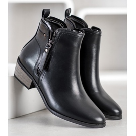 J. Star Botas con cremallera decorativa negro 3