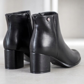 J. Star Botas cálidas con cuero ecológico negro 3