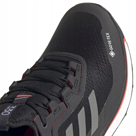 Zapatillas hombre adidas Terrex Agravic Flow negras y rojas FU7448 negro 5