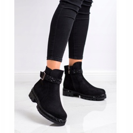 Bella Star Botines negros con adornos 2