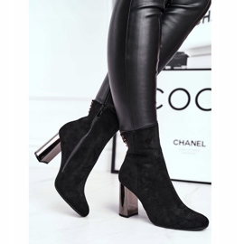 Botas De Mujer Con Tacón Negro Trens 4