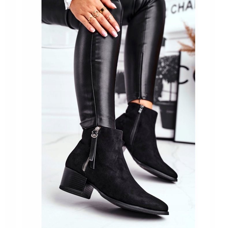 EVE Tacones altos discretamente negros con aislamiento para mujer 2 EVE Tacones altos discretamente negros con aislamiento para mujer 2