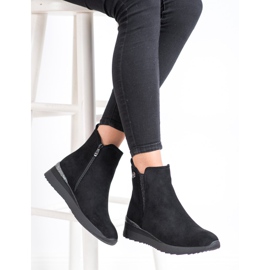 Gogo Botas de cuña cálidas negro 2