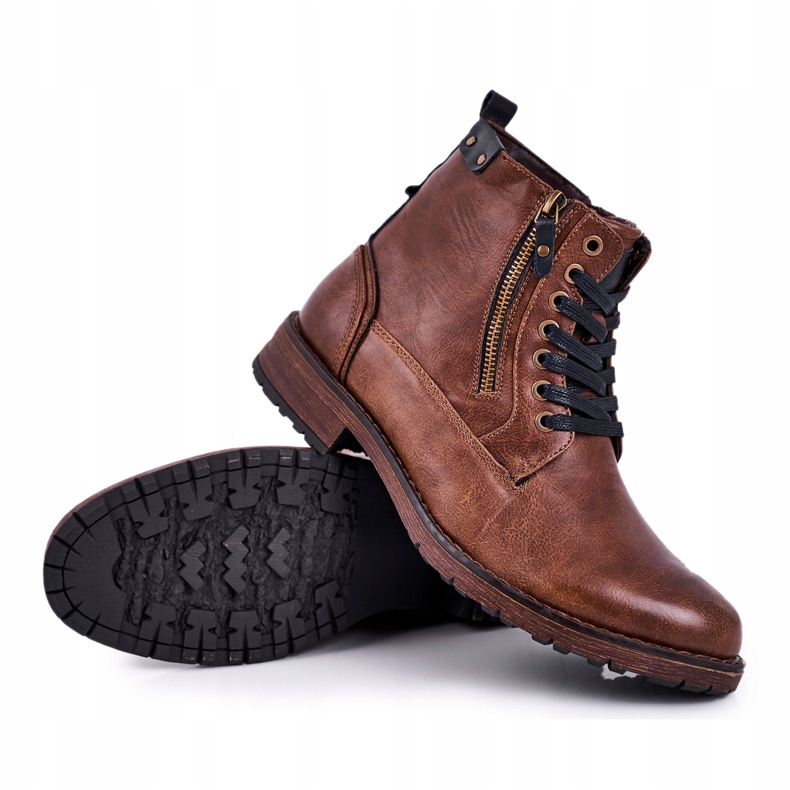 McBraun Botas marrones de hombre con Harry marrón 1 McBraun Botas marrones de hombre con Harry marrón 1