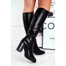 Botas altas de mujer Sergio Leone negro KZ278 2
