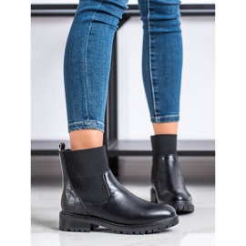 Super Me Botas negras sin cordones negro 1