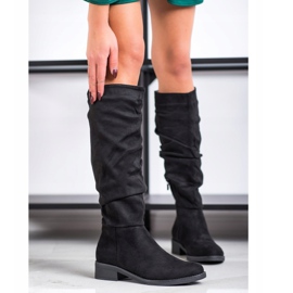 Sweet Shoes Botas de ante negro 2