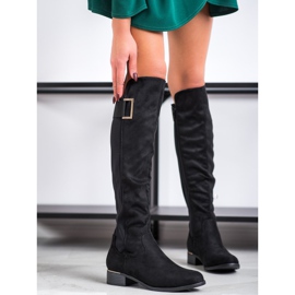 Evento Botas con cinturón decorativo negro 2