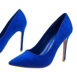Tacones de ante azul clásico Hyirnar 1 Tacones de ante azul clásico Hyirnar 1