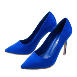 Tacones de ante azul clásico Hyirnar 2 Tacones de ante azul clásico Hyirnar 2