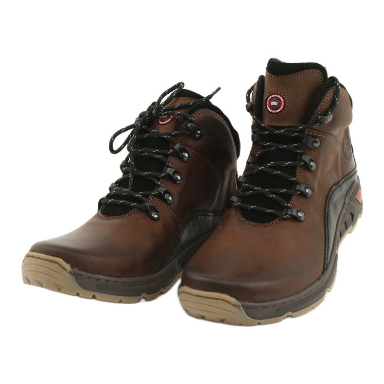 Botas de montaña para hombre Riko 903 marrón / negro 2