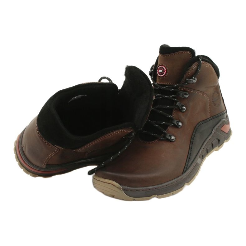 Botas de montaña para hombre Riko 903 marrón / negro 4
