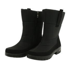 Botas de nieve de piel ligera Progress 20-09 negro 2 Botas de nieve de piel ligera Progress 20-09 negro 2