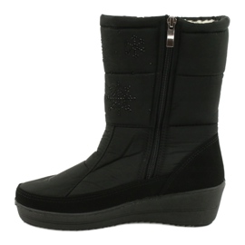 Botas de nieve de piel ligera Progress 20-01 negro 1 Botas de nieve de piel ligera Progress 20-01 negro 1