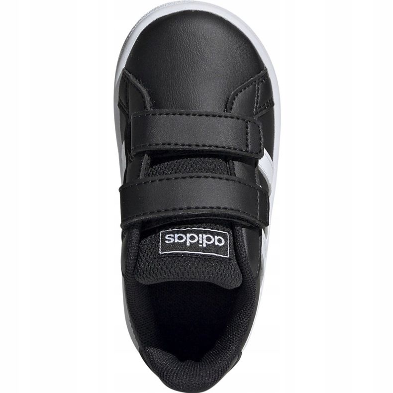 Zapatillas adidas Grand Court I para niños negras y blancas EF0117 negro 1