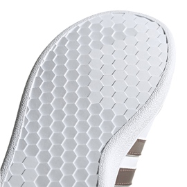 Zapatillas adidas Grand Court C blancas para niños EF0107 blanco dorado 5